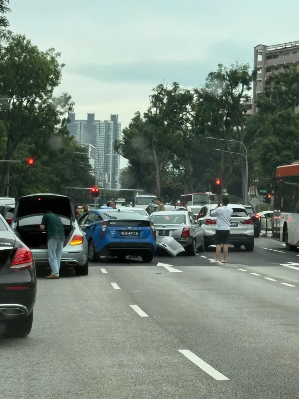 Festive Fracas: Multi-Car Pile-Up Jams Singapore Roads Ahead of CNY, Sparking Driver Debate
